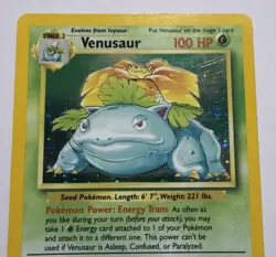 1999 Pokemon Venusaur Base Set Holo Rare 15/102 - Image 2