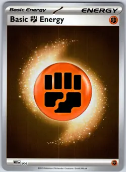Fighting Energy (2023) 006 Holo Promo Professor Program Promos Pokemon Near Mint - Image 2