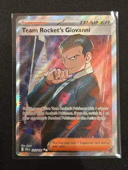 Pokemon TCG-Team Rocket’s Giovanni 225/182 Ultra Rare Full Art- Destined Rivals - Image 1