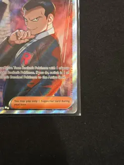 Pokemon TCG-Team Rocket’s Giovanni 225/182 Ultra Rare Full Art- Destined Rivals - Image 4