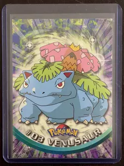 1999 Topps Pokemon Venusaur 1st Print Blue Logo TV Animation Edition #3 - Image 1