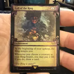 Call of the Ring (Showcase Scrolls) Lord of the Rings 530 Foil NM - Image 1