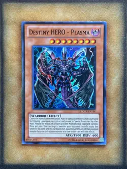 Yugioh Destiny HERO - Plasma LCGX-EN134 Super Rare NM - Image 1