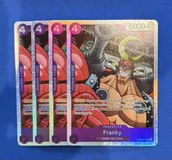Franky Op09-072 SR One Piece Playset CCG English NM X4 - Image 1