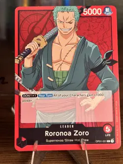 Romance Dawn #OP01-001 Roronoa Zoro (001) - Image 1