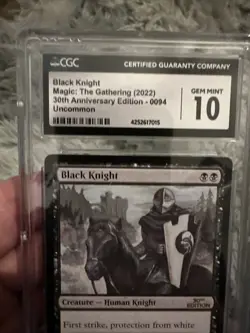 MTG Black Knight 30th Anniversary Edition 094/594 CGC 10 Gem Mint Population 1 - Image 4