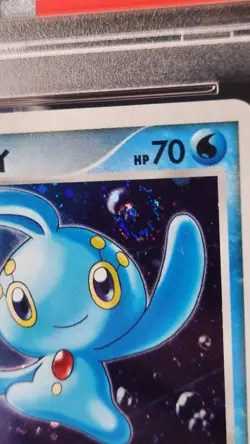 PSA 10 Manaphy Pokemon 10th Movie Promo Holo 2007 Japanese *SWIRL* - Image 3