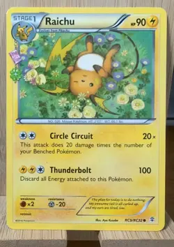 Raichu RC9/RC32 - XY Generations Radiant Collection - 2016 Pokemon - VLP - Image 1