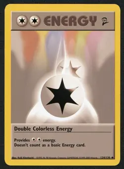 Pokemon Base Set 2 Double Colorless Energy 124/130 - Image 1