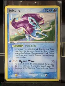 Suicune 030 Pokemon Nintendo Black Star Holo Promo LP - Image 3