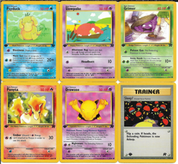Pokemon Team Rocket 1st Edition 6 Card Lot with Psyduck EX - Image 1