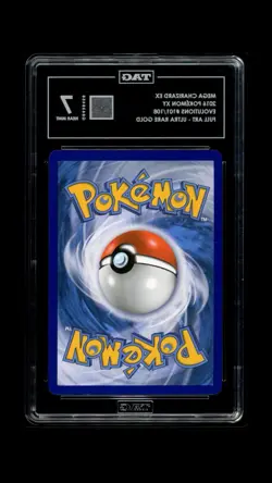 TAG 7 Mega Charizard EX Full Art 2016 Pokemon XY Evolutions #101/108 - Image 4