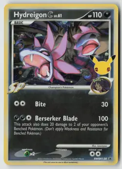 Hydreigon C lv.61 SWSH138 Holo Promo Sword & Shield Promo Pokemon Near Mint - Image 1