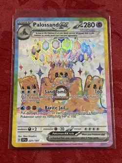 Pokemon - Palossand ex - 221/191 Surging Sparks (SSP) NM Full Art Ultra rare - Image 1
