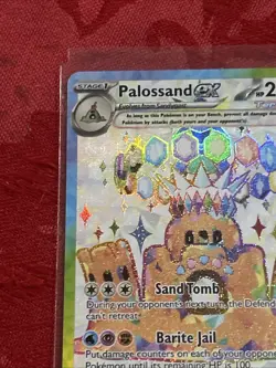 Pokemon - Palossand ex - 221/191 Surging Sparks (SSP) NM Full Art Ultra rare - Image 3