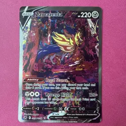 Zamazenta v GG54/GG70 Holo Pokemon Crown Zenith: Galarian Gallery Ultra Rare - Image 1