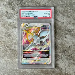 PSA 10 ARCEUS VSTAR #123 - Brilliant Stars 2022 SWSH Pokemon Card! - Image 1