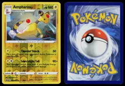 AMPHAROS 049/198 RARE CHILLING REIGN POKEMON REVERSE HOLO NM - Image 3