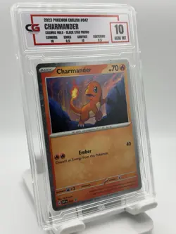 CG GRADED 2023 POKEMON ENGLISH #047 CHARMANDER COSMOS HOLO - Image 1