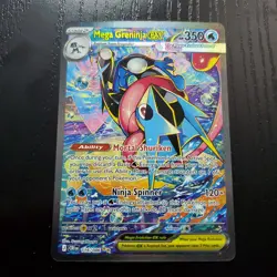 Pokemon Mega Greninja ex 116/086 Chaos Rising GOOD CENTERING - Image 1