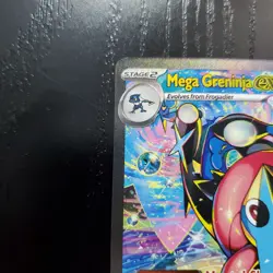 Pokemon Mega Greninja ex 116/086 Chaos Rising GOOD CENTERING - Image 2