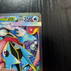Pokemon Mega Greninja ex 116/086 Chaos Rising GOOD CENTERING - Image 3