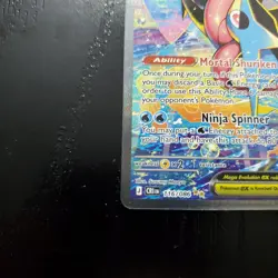 Pokemon Mega Greninja ex 116/086 Chaos Rising GOOD CENTERING - Image 5