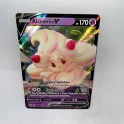 Alcremie V 022/073 Holo V Rare Champion's Path Pokemon Holo Lightly Played - Image 1