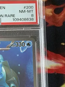 Pokemon Blastoise ex Special Illustration Rare Holo PSA 8 200/165 SV 151 EN - Image 3