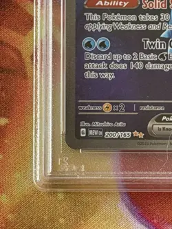 Pokemon Blastoise ex Special Illustration Rare Holo PSA 8 200/165 SV 151 EN - Image 5