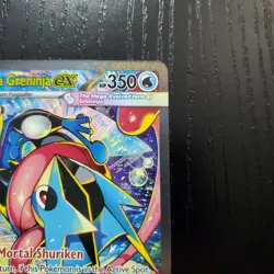 Pokemon Mega Greninja ex 116/086 Chaos Rising GREAT CENTERING - Image 3