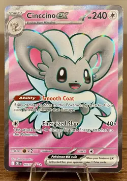 Pokemon TCG Cinccino EX 105/086 Chaos Rising Ultra Rare Holo NM/Mint - Image 1