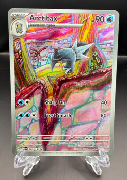 Pokemon TCG: Arctibax 206/193 - SV: Paldea Evolved - Illustration Rare NM - Image 1