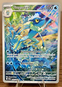 Pokemon TCG Frogadier 089/086 Chaos Rising Illustration Rare Holo NM/Mint - Image 1