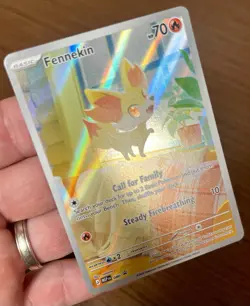 Pokemon TCG Fennekin 080 MEP EN Black Star Promo - Chaos Rising - NM - Image 2