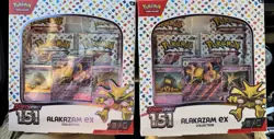 Pokemon TCG Scarlet and Violet - 151 Alakazam ex Collection Box - 4 Packs 820650855269 - Image 1