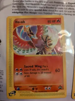 SEALED Pokemon TCG Scan-Tastic Spectacular e-Reader Series Ho-Oh Rapidash PROMO - Image 3