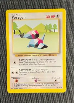 Porygon 39/102 Uncommon Pokemon Non Holo - Image 1