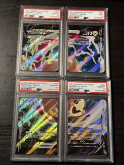 2021 Pokemon Japanese Morpeko V-Union Vmax Climax SEQUENTIAL PSA 10/9 Set #56-59 - Image 1