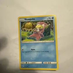 Slowpoke 54/214 Common Lost Thunder Pokemon Lightly Played - Image 1