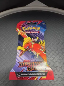 Pokemon TCG Destined Rivals Booster Pack Sealed 1 Random Pack Art Factory Sealed - Image 1
