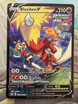 Pokemon TCG - Blaziken V TG14/TG30 - Silver Tempest SWSH12 (English) - Image 1