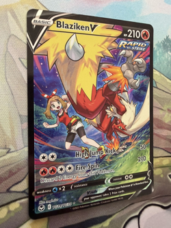 Pokemon TCG - Blaziken V TG14/TG30 - Silver Tempest SWSH12 (English) - Image 2