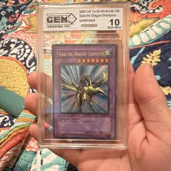 Konami Yu-Gi-Oh! Gaia the Dragon Champion LOB-125 Unlimited Foil EN GEM 10 - Image 1