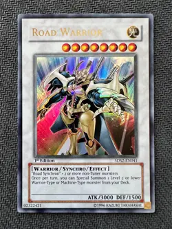 Yugioh Road Warrior 1st Edition Ultra Rare 5DS2-EN041 NM - Image 1