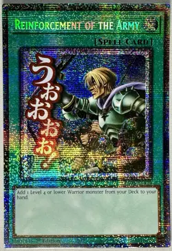 Konami Yu-Gi-Oh! TCG Reinforcement of the Army RA05-EN113 1st Ed Starlight Rare - Image 1