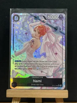 SHIPS TODAY One Piece NAMI Alternate Art SR Adventure on Kami's Island OP15-086 - Image 1