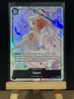 SHIPS TODAY One Piece NAMI Alternate Art SR Adventure on Kami's Island OP15-086 - Image 3