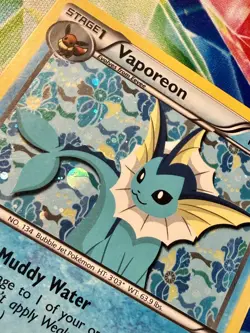 !! NM / LP HOLO 2013 Vaporeon BW89 Holo Black White Promo Pokemon Card GORGEOUS! - Image 1