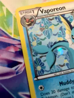 !! NM / LP HOLO 2013 Vaporeon BW89 Holo Black White Promo Pokemon Card GORGEOUS! - Image 3